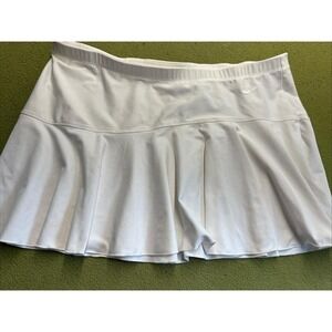 Nike Dri-Fit Tennis Unlined Skirt White - Large Pickleball Golf